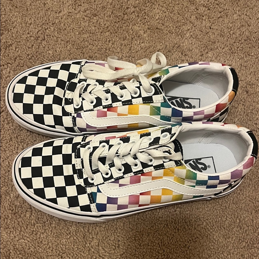 Vans Multicolor Checkerboard Sneakers